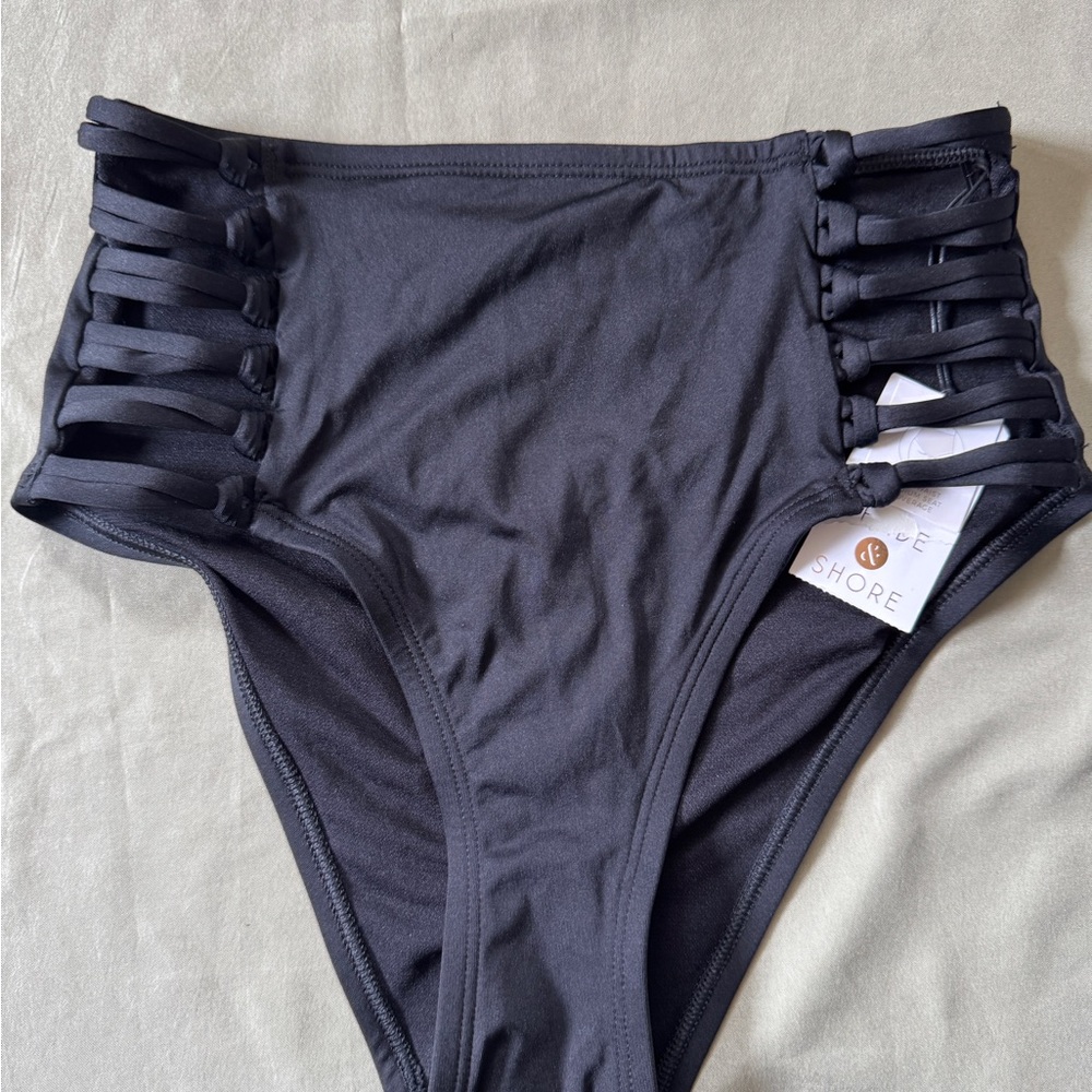 Shade & Shore Black Bikini Bottoms size XS (0-2)